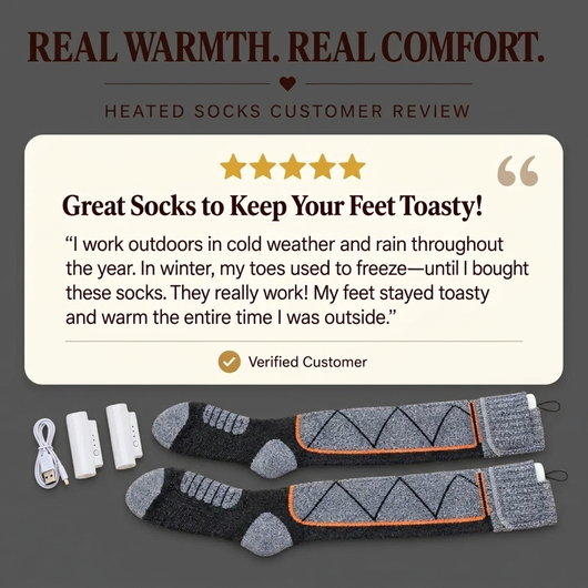 Toesty Heated Socks