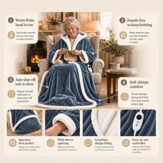 Toesty Heated Dressing Gown